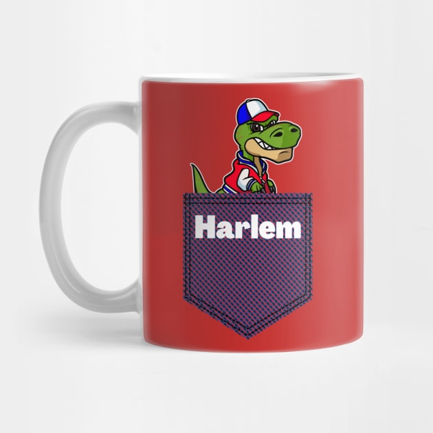 Amerisaurus Rex In A Pocket That Says Harlem. by Harlems Gee